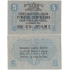 Itálie - bankovka 5 Centesimi 1918
