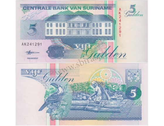 Surinam - 5 gulden 1998 UNC