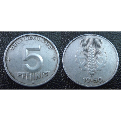 5 Pfennig 1950 A