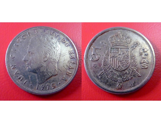 Španělsko - 5 pesetas 1975