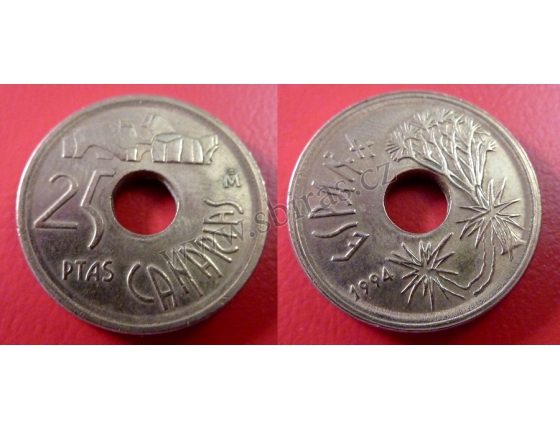 Španělsko - 25 pesetas 1994