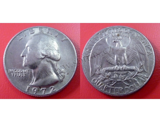 1/4 dolar 1972
