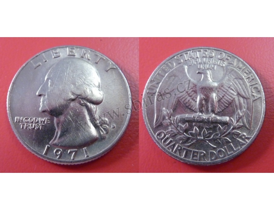 Spojené státy americké - 1/4 dolar 1971