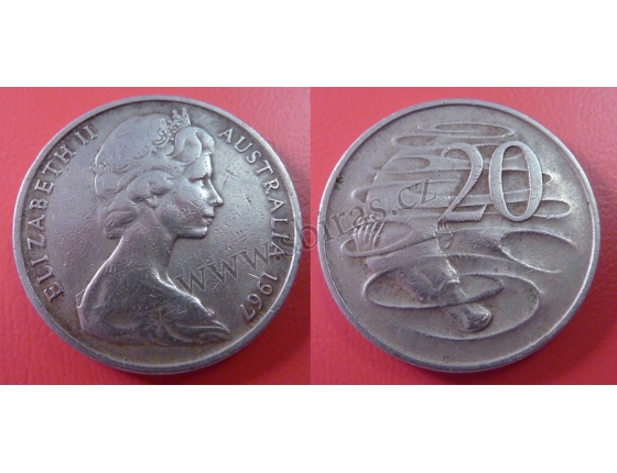 Austrálie - 20 cents 1967