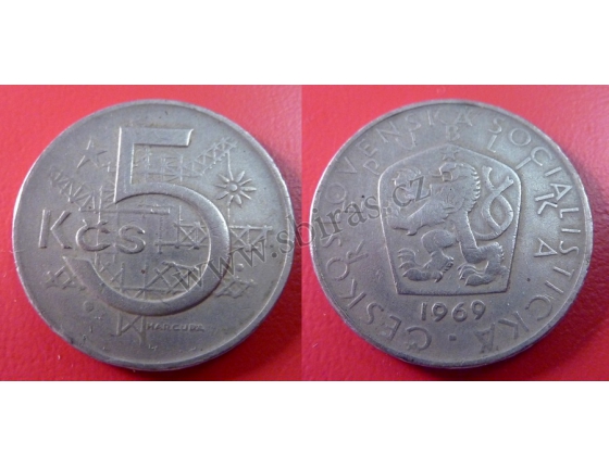 5 korun 1969