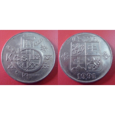 5 korun 1991