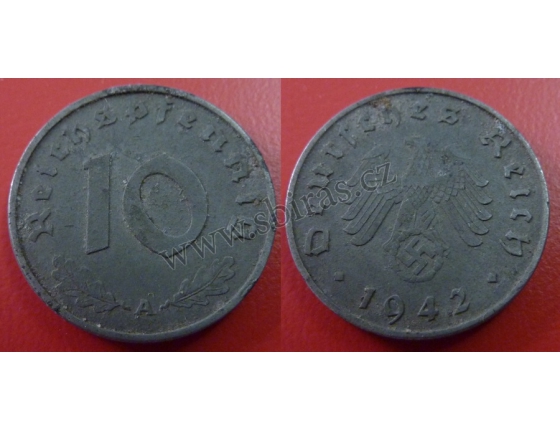 10 Reichspfennig 1942 A