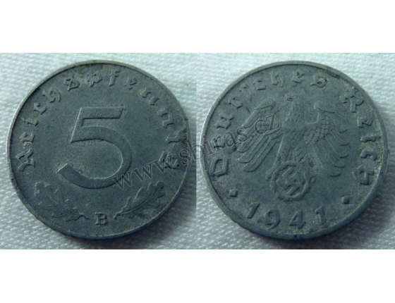 5 Reichspfennig 1941 B