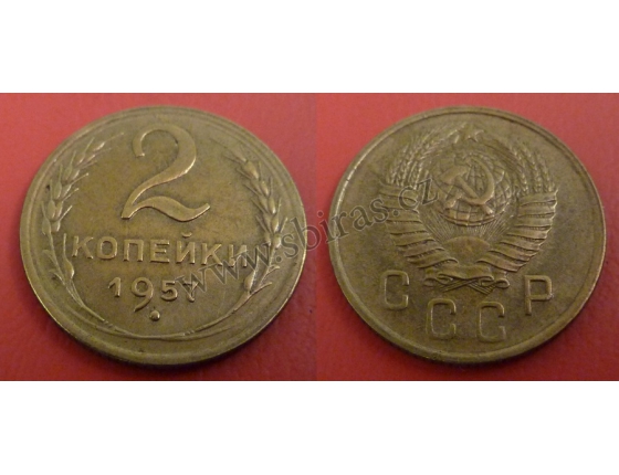 Sovětský svaz - 2 kopějky 1957