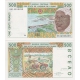 Západoafrické státy, 500 Francs 2002, A - Pobřeží slonoviny UNC