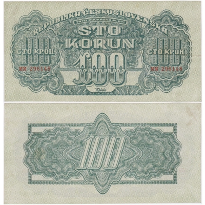 100 korun 1944