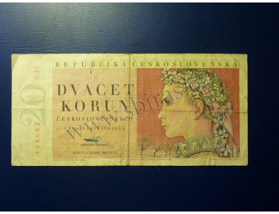 20 korun 1949