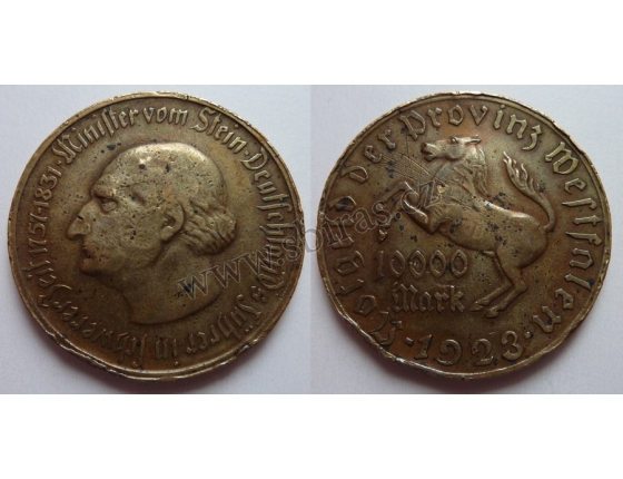 Německo - 10 000 Mark 1923