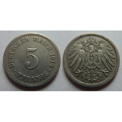 5 Pfennig 1914 A