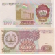 Tádžikistán - bankovka 1000 rublů 1994 UNC