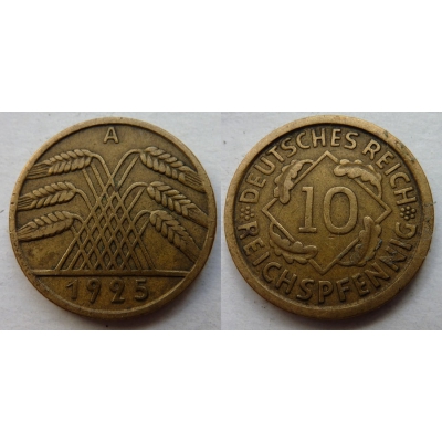 10 Reichspfennig 1925 A