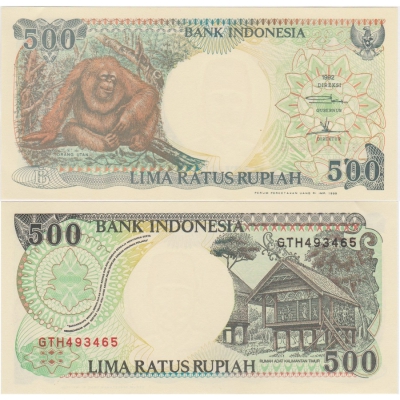 Indonésie - bankovka 500 lima ratus rupiah 1997 UNC