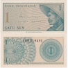 Indonésie - bankovka 1 satu sen 1964 aUNC