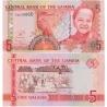 Gambie - bankovka 5 dalasis 2006 UNC