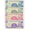 Nicaragua - sada bankovek 1, 5, 10, 25 centavos UNC