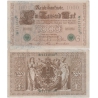 Německé císařství - bankovka Reichsbanknote 1000 marek 1910, zelené pečetě