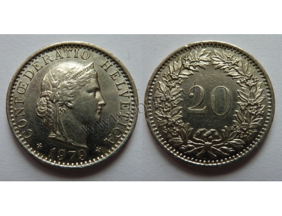 Switzerland - 20 centimes 1979
