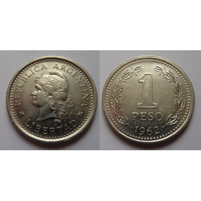 Argentina - 1 peso 1962