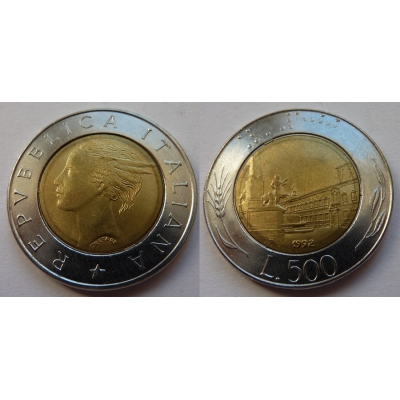 Itálie - 500 lire 1992