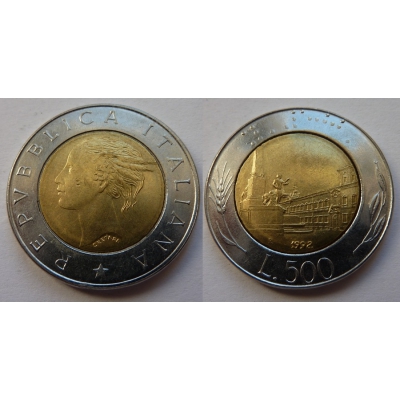 Itálie - 500 lire 1992