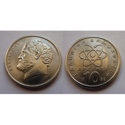 Řecko - 10 drachma 1982