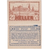 Rakousko - Gutschein 20 haléřů 1920
