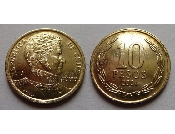 Chile - 10 pesos 2006