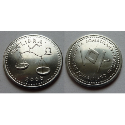 Somálsko - 10 shillings 2006, libra