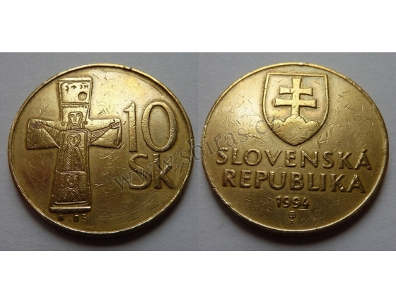 Slovensko - 10 korun 1994