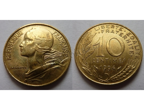 Francie - 10 centimes 1994