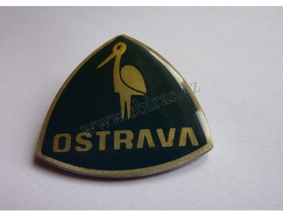 Ostrava - odznak velký připínací 