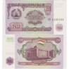 Tádžikistán - bankovka 20 rublů 1994 UNC