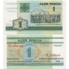 Bělorusko - bankovka 1 rubl 2000 UNC